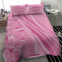 Pasifika Women's Day - Samoa Siapo Malu Tattoo Inspired Bedding Set Pink LT7 - Polynesian Pride