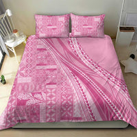 Pasifika Women's Day - Samoa Siapo Malu Tattoo Inspired Bedding Set Pink LT7 - Polynesian Pride