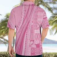 Pasifika Women's Day - Samoa Siapo Malu Tattoo Inspired Hawaiian Shirt Pink