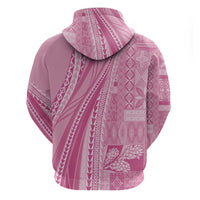 Pasifika Women's Day - Samoa Siapo Malu Tattoo Inspired Hoodie Pink LT7 - Polynesian Pride
