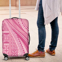 Pasifika Women's Day - Samoa Siapo Malu Tattoo Inspired Luggage Cover Pink LT7 Pink - Polynesian Pride