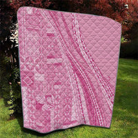 Pasifika Women's Day - Samoa Siapo Malu Tattoo Inspired Quilt Pink LT7 - Polynesian Pride