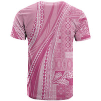 Pasifika Women's Day - Samoa Siapo Malu Tattoo Inspired T Shirt Pink LT7 - Polynesian Pride