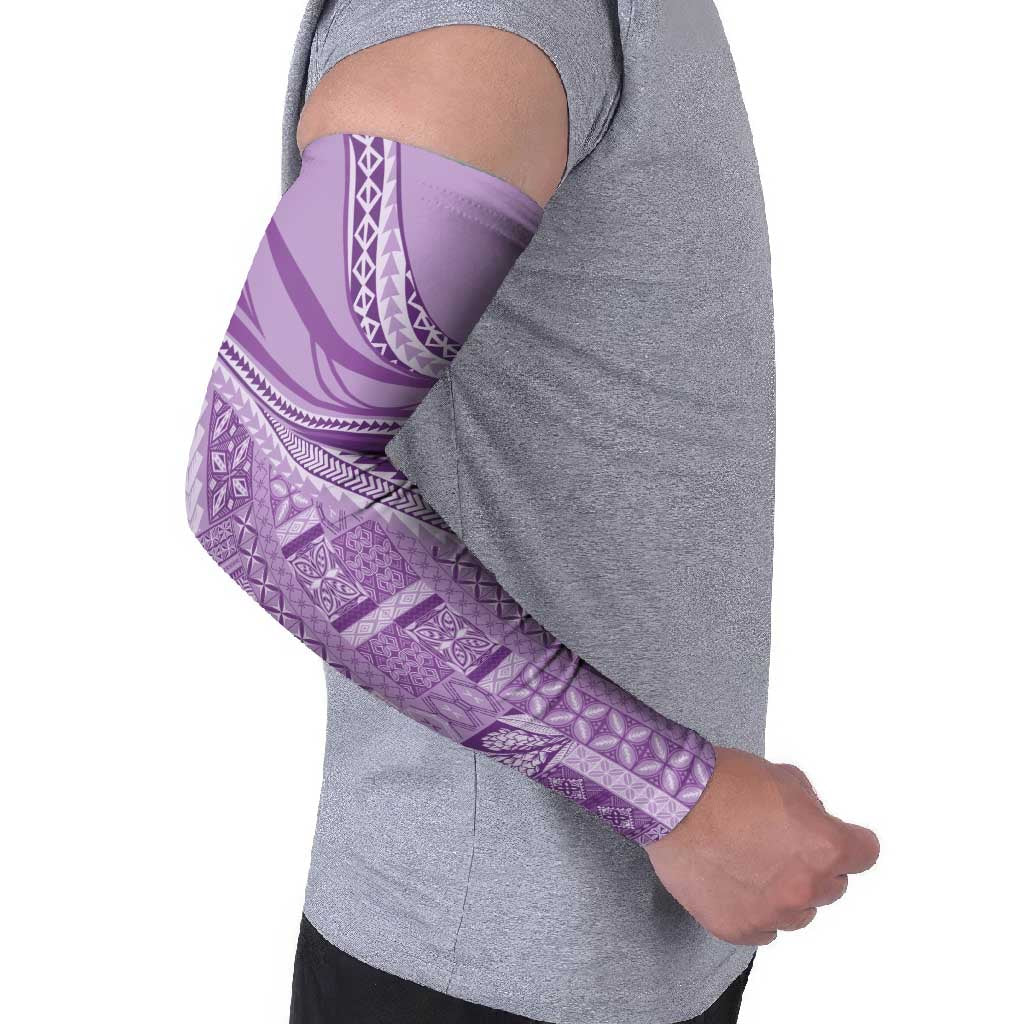 Pasifika Women's Day - Samoa Siapo Malu Tattoo Inspired Arm Sleeves Lavender