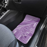 Pasifika Women's Day - Samoa Siapo Malu Tattoo Inspired Car Mats Lavender LT7 - Polynesian Pride