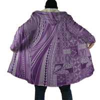 Pasifika Women's Day - Samoa Siapo Malu Tattoo Inspired Cloak Lavender LT7 - Polynesian Pride