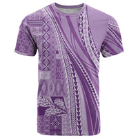 Pasifika Women's Day - Samoa Siapo Malu Tattoo Inspired T Shirt Lavender LT7 Lavender - Polynesian Pride