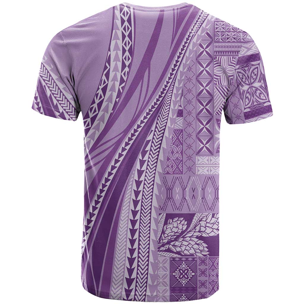 Pasifika Women's Day - Samoa Siapo Malu Tattoo Inspired T Shirt Lavender LT7 - Polynesian Pride