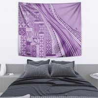 Pasifika Women's Day - Samoa Siapo Malu Tattoo Inspired Tapestry Lavender LT7 - Polynesian Pride