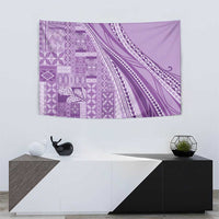Pasifika Women's Day - Samoa Siapo Malu Tattoo Inspired Tapestry Lavender LT7 - Polynesian Pride