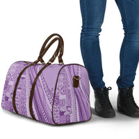 Pasifika Women's Day - Samoa Siapo Malu Tattoo Inspired Travel Bag Lavender LT7 - Polynesian Pride