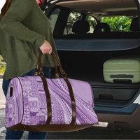 Pasifika Women's Day - Samoa Siapo Malu Tattoo Inspired Travel Bag Lavender LT7 - Polynesian Pride