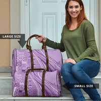 Pasifika Women's Day - Samoa Siapo Malu Tattoo Inspired Travel Bag Lavender LT7 - Polynesian Pride