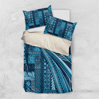 Pasifika Women's Day - Samoa Siapo Malu Tattoo Inspired Bedding Set Navy Blue