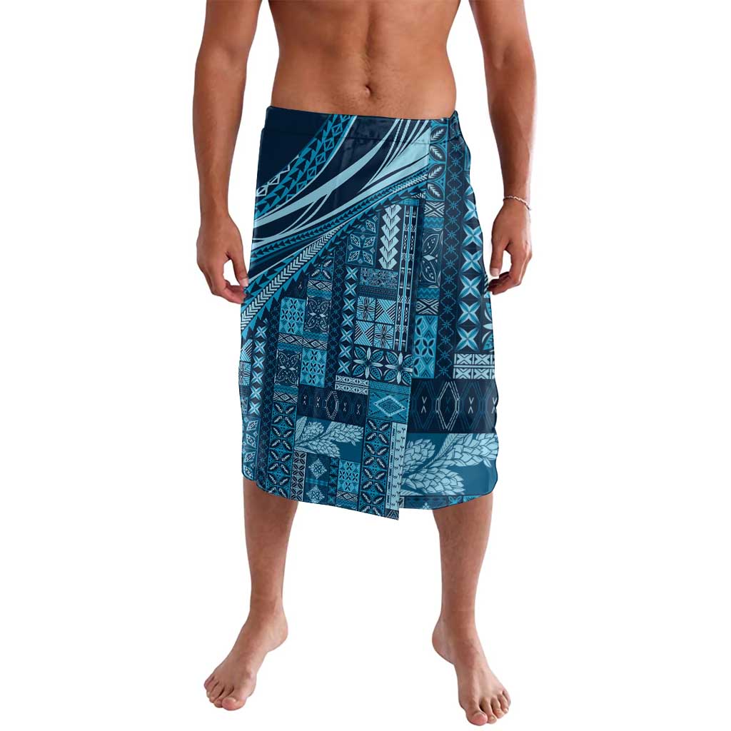 Pasifika Women's Day - Samoa Siapo Malu Tattoo Inspired Lavalava Navy Blue LT7 Navy Blue - Polynesian Pride