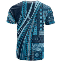 Pasifika Women's Day - Samoa Siapo Malu Tattoo Inspired T Shirt Navy Blue