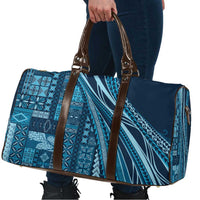 Pasifika Women's Day - Samoa Siapo Malu Tattoo Inspired Travel Bag Navy Blue