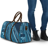 Pasifika Women's Day - Samoa Siapo Malu Tattoo Inspired Travel Bag Navy Blue