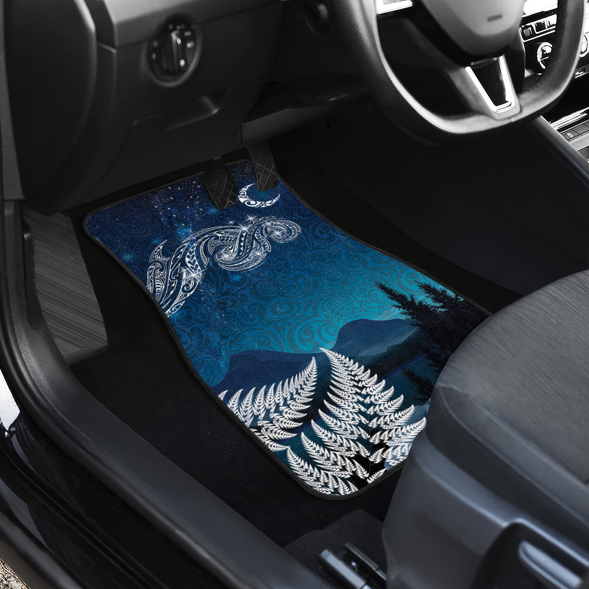 New Zealand Matariki Car Mats Starry Night Style LT7 - Polynesian Pride