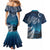 New Zealand Matariki Couples Matching Mermaid Dress and Hawaiian Shirt Starry Night Style