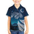 New Zealand Matariki Family Matching Off The Shoulder Long Sleeve Dress and Hawaiian Shirt Starry Night Style