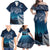 New Zealand Matariki Family Matching Off Shoulder Maxi Dress and Hawaiian Shirt Starry Night Style