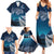 New Zealand Matariki Family Matching Summer Maxi Dress and Hawaiian Shirt Starry Night Style