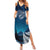 New Zealand Matariki Family Matching Summer Maxi Dress and Hawaiian Shirt Starry Night Style