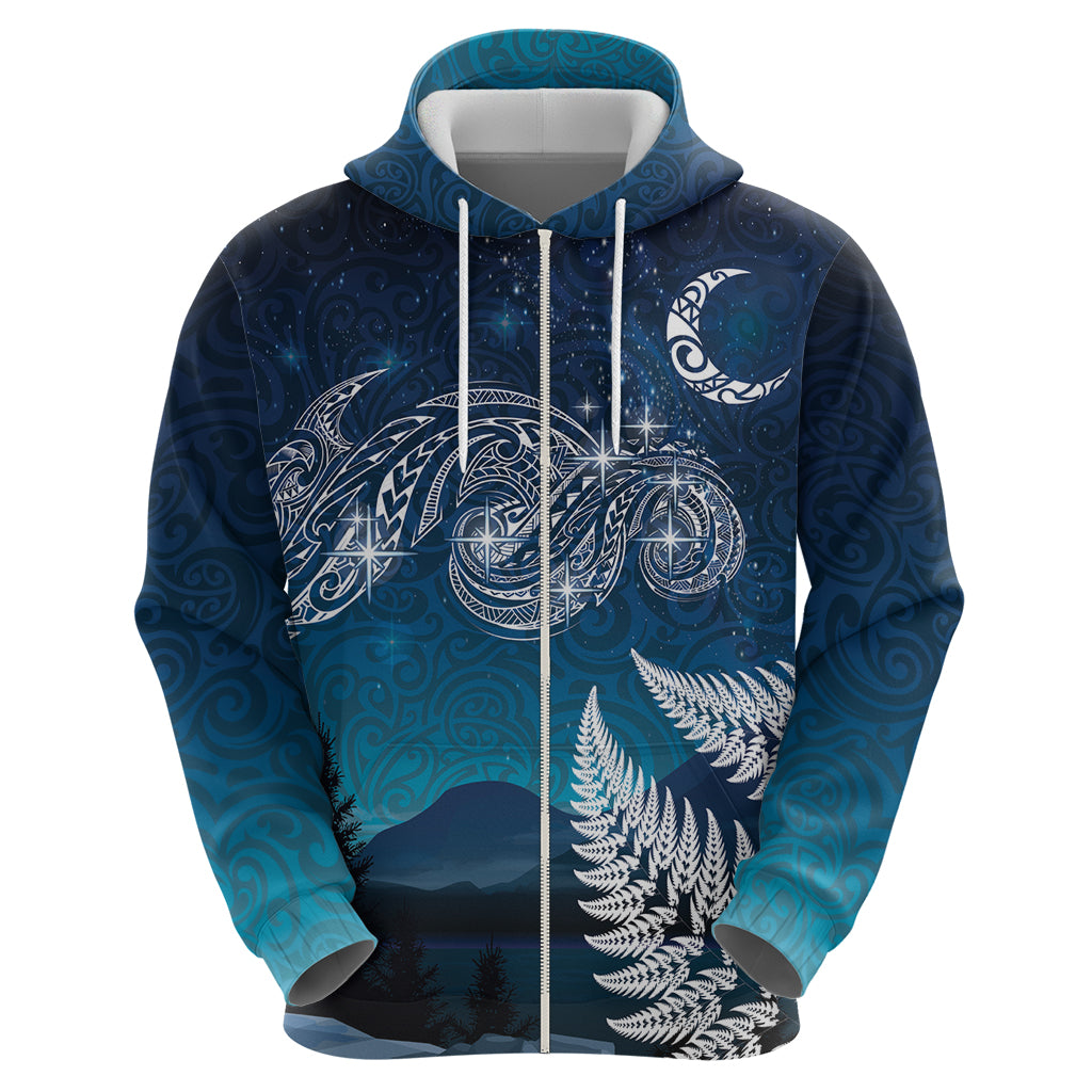 New Zealand Matariki Hoodie Starry Night Style