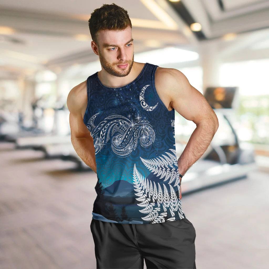 New Zealand Matariki Men Tank Top Starry Night Style