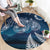 New Zealand Matariki Round Carpet Starry Night Style