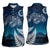 New Zealand Matariki Women Sleeveless Polo Shirt Starry Night Style