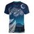 New Zealand Matariki Women V-Neck T-Shirt Starry Night Style