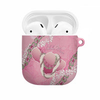 Hawaii Maui Island Flowers Lei AirPods Case Lokelani Rose Pink LT7 Pink - Polynesian Pride