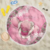 Hawaii Maui Island Flowers Lei Beach Blanket Lokelani Rose Pink
