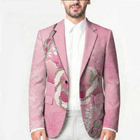 Hawaii Maui Island Flowers Lei Blazer Lokelani Rose Pink LT7 - Polynesian Pride