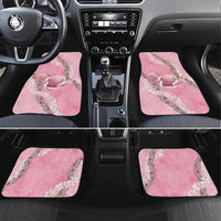 Hawaii Maui Island Flowers Lei Car Mats Lokelani Rose Pink LT7 Set 4pcs Pink - Polynesian Pride