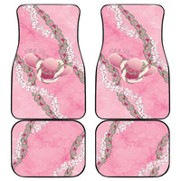 Hawaii Maui Island Flowers Lei Car Mats Lokelani Rose Pink LT7 - Polynesian Pride