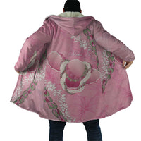 Hawaii Maui Island Flowers Lei Cloak Lokelani Rose Pink LT7 - Polynesian Pride