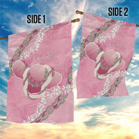 Hawaii Maui Island Flowers Lei Garden Flag Lokelani Rose Pink LT7 - Polynesian Pride