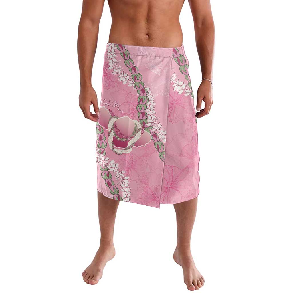 Hawaii Maui Island Flowers Lei Lavalava Lokelani Rose Pink LT7 Pink - Polynesian Pride