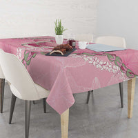 Hawaii Maui Island Flowers Lei Tablecloth Lokelani Rose Pink LT7 - Polynesian Pride