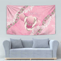 Hawaii Maui Island Flowers Lei Tapestry Lokelani Rose Pink LT7 - Polynesian Pride