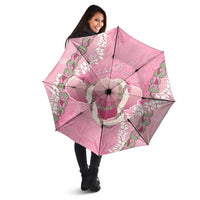 Hawaii Maui Island Flowers Lei Umbrella Lokelani Rose Pink LT7 - Polynesian Pride