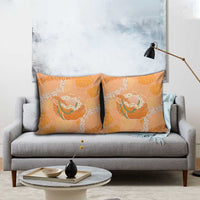 Hawaii Lanai Island Flowers Lei Pillow Cover Orange Kaunaoa Mix Maile LT7 - Polynesian Pride