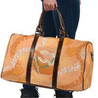 Hawaii Lanai Island Flowers Lei Travel Bag Orange Kaunaoa Mix Maile LT7 - Polynesian Pride