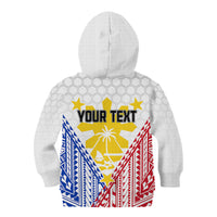 Personalised Philippines Mix Guam Kid Hoodie Filipino Flag Style LT7 - Polynesian Pride
