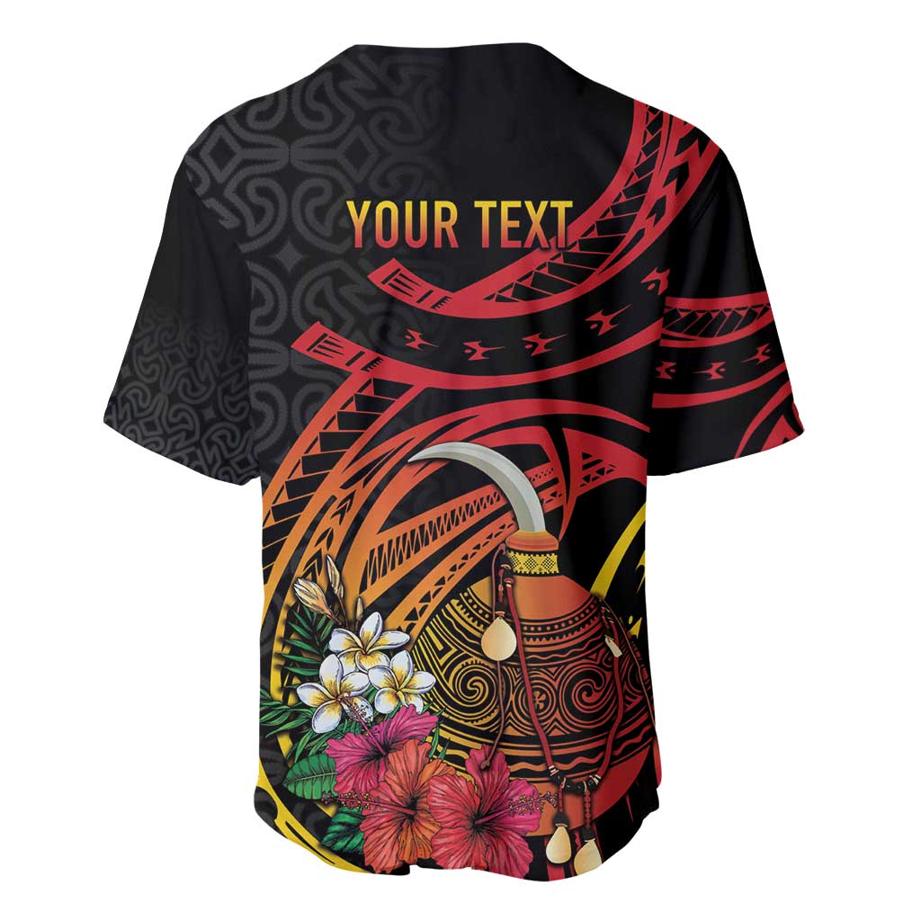 Personalized Milne Bay Baseball Jersey PNG Lime Pot with Oro Tapa