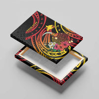 Personalized Milne Bay Canvas Wall Art PNG Lime Pot with Oro Tapa LT7 - Polynesian Pride