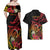 Personalized Milne Bay Couples Matching Off Shoulder Maxi Dress and Hawaiian Shirt PNG Lime Pot with Oro Tapa